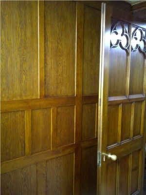 Stained and polished church panelling (2012)